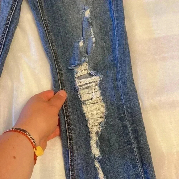 Slim fit denim jeans for young girls (9-14 years old) fashion and stylish! - Picture 4 of 12